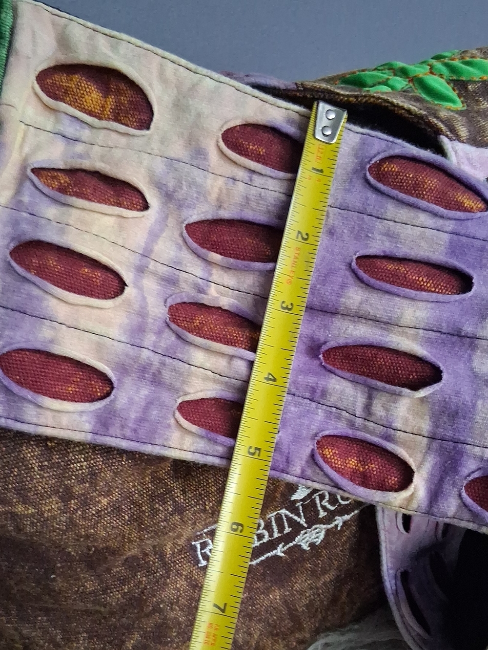 Robin Ruth Distressed Boho  Messenger Bag - Picture 8 of 14